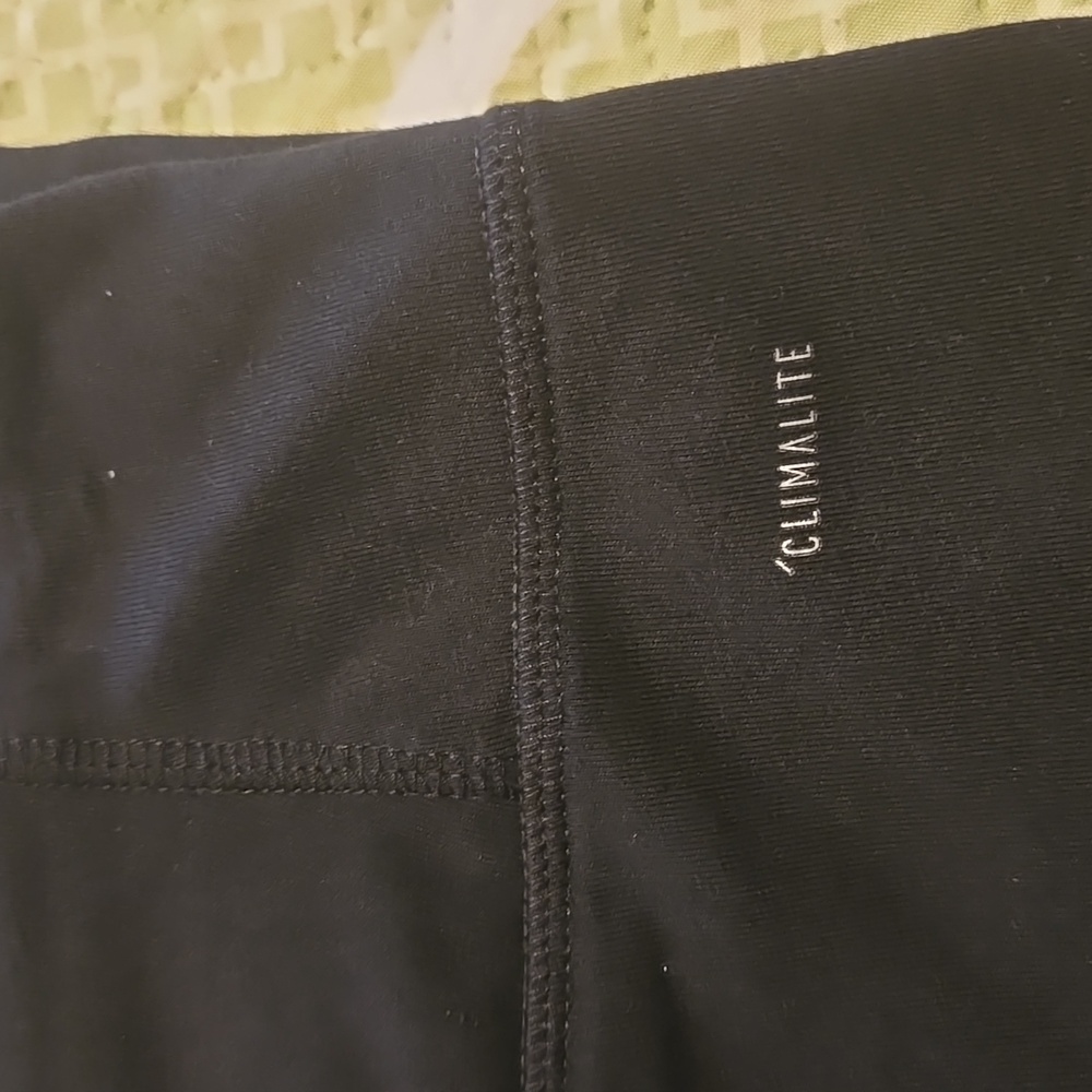 Adidas Black Tee with White Logo and Matching Pants - Picture 5 of 7